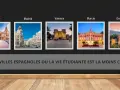 Cinq villes d'Espagne : Séville, Madrid, Valence, Murcie et Grenade. La vie étudiante y est abordable.