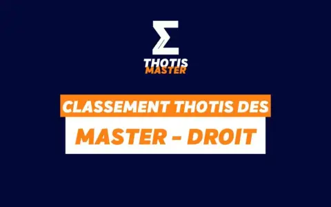 Classement Thotis des Masters : le droit du sport à l'honneur.