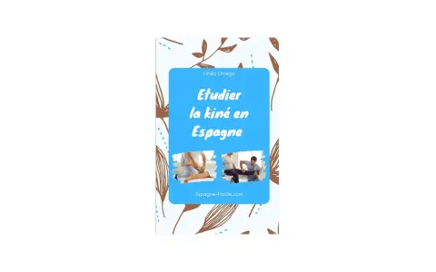 Étudier la kiné en Espagne : deux images illustrent des séances de kinésithérapie, une jambe massée, l'autre une jambe en rééducation.