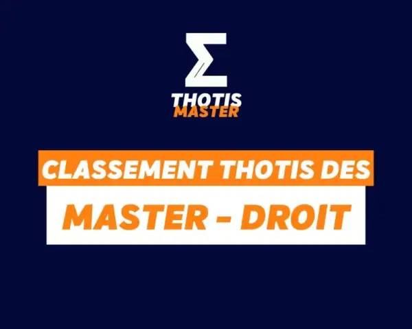 Classement Thotis des Masters : le droit du sport à l'honneur.
