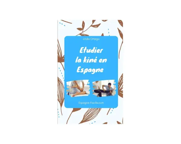 Étudier la kiné en Espagne : deux images illustrent des séances de kinésithérapie, une jambe massée, l'autre une jambe en rééducation.