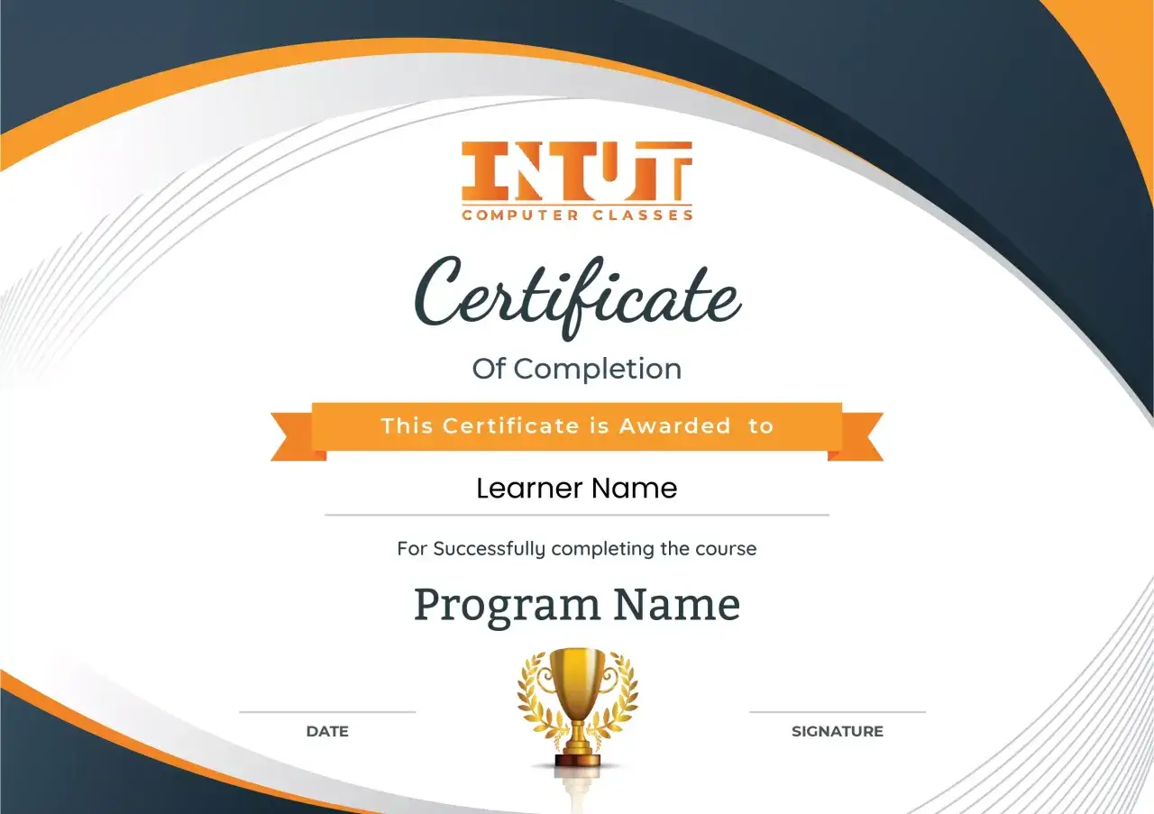Certificat de r&eacute;ussite pour une formation informatique en ligne gratuite avec certificat.